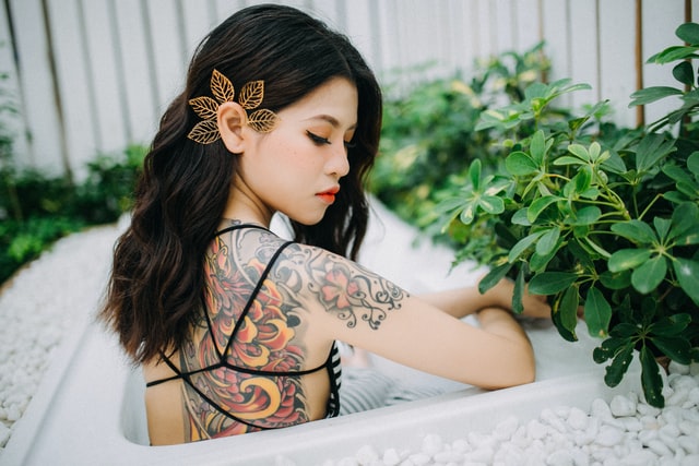 Ideas de tatuajes de relleno tradicional japonés