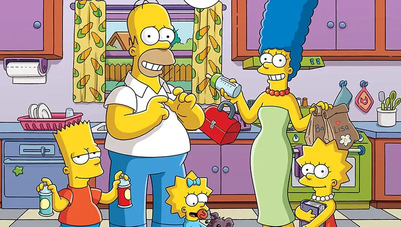 The Simpsons tv series 