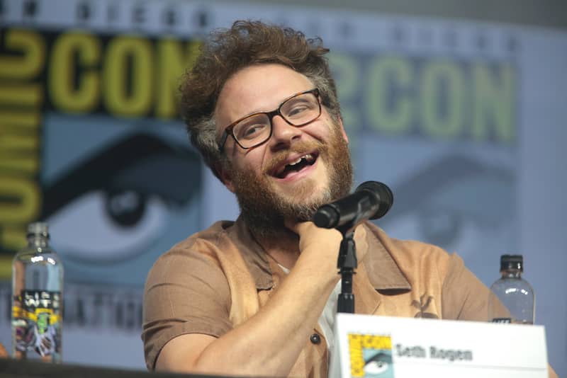 seth rogen laughing