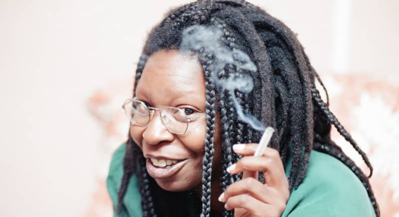 whoopi goldberg weed