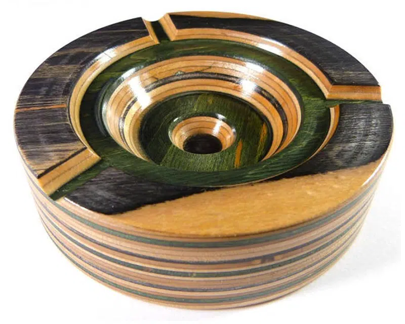unique ashtray recycled skateboards