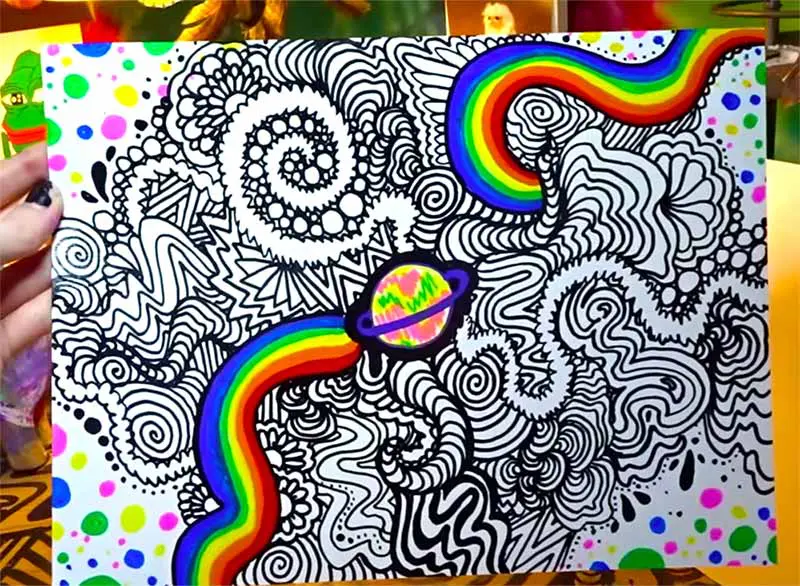 Psychedelic Drawings Stock Illustrations – 447 Psychedelic Drawings Stock  Illustrations, Vectors & Clipart - Dreamstime