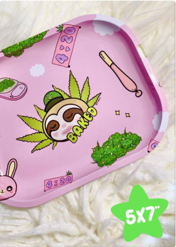 girly rolling tray 