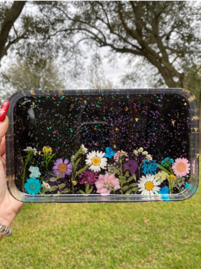 Glitter Rolling Tray