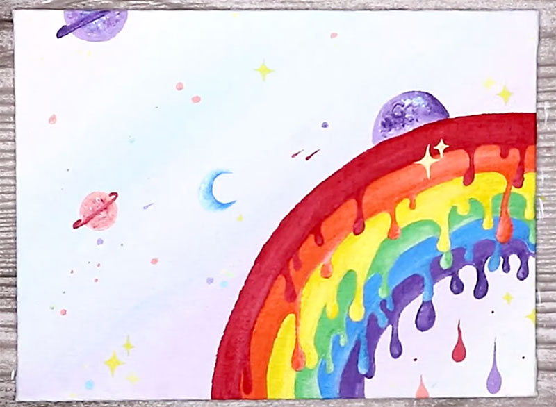 rainbow painting