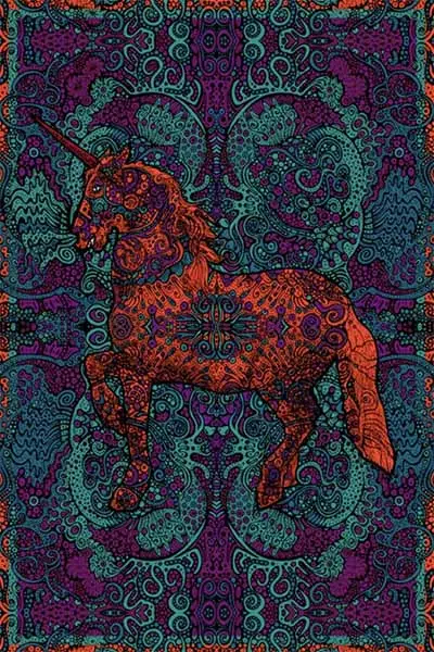 psychedelic tapestry