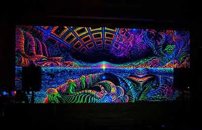 glow in the dark tapestry