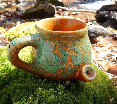 ceramic mug pipe