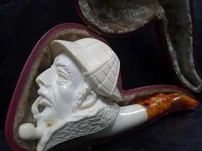 clay sherlock holmes pipe