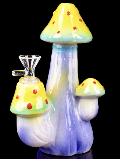 ceramic mushroom bong