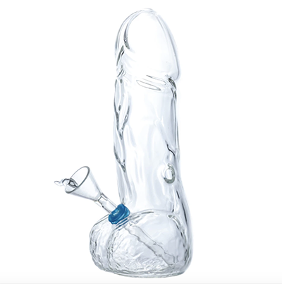 small glass water pipe