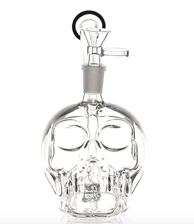 small skull bong