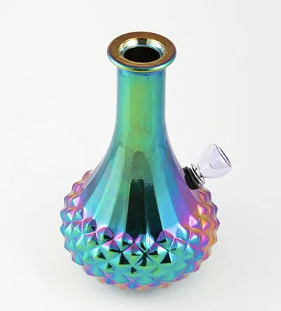 small iridescent bong