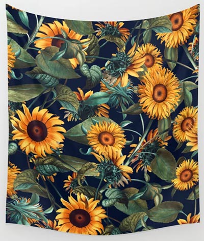 flower tapestry