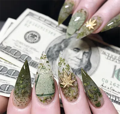 money 420 nails