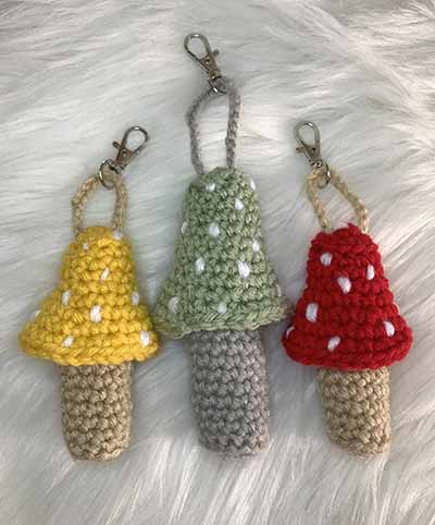 mushroom lighter keychain