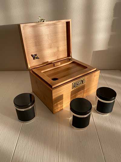wood stash box