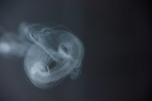 blowing smoke rings