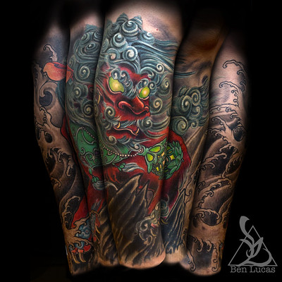 hannya mask tattoo