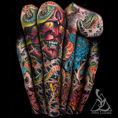 irezumi tattoo masks