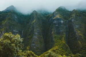 lush green mountains