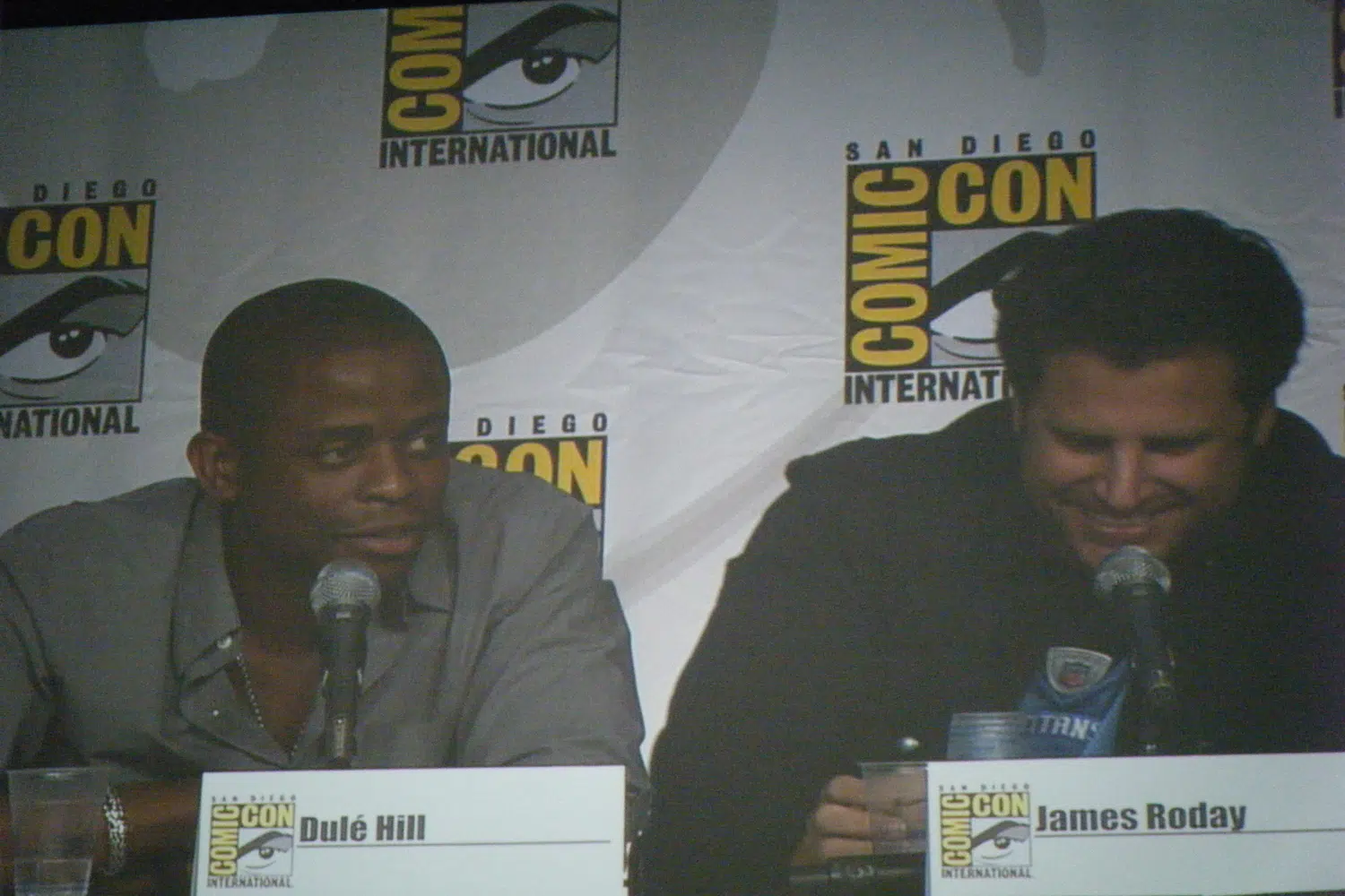 Dule Hill and James Roday at Comic Con