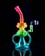 rainbow recycler rig with donut percolator