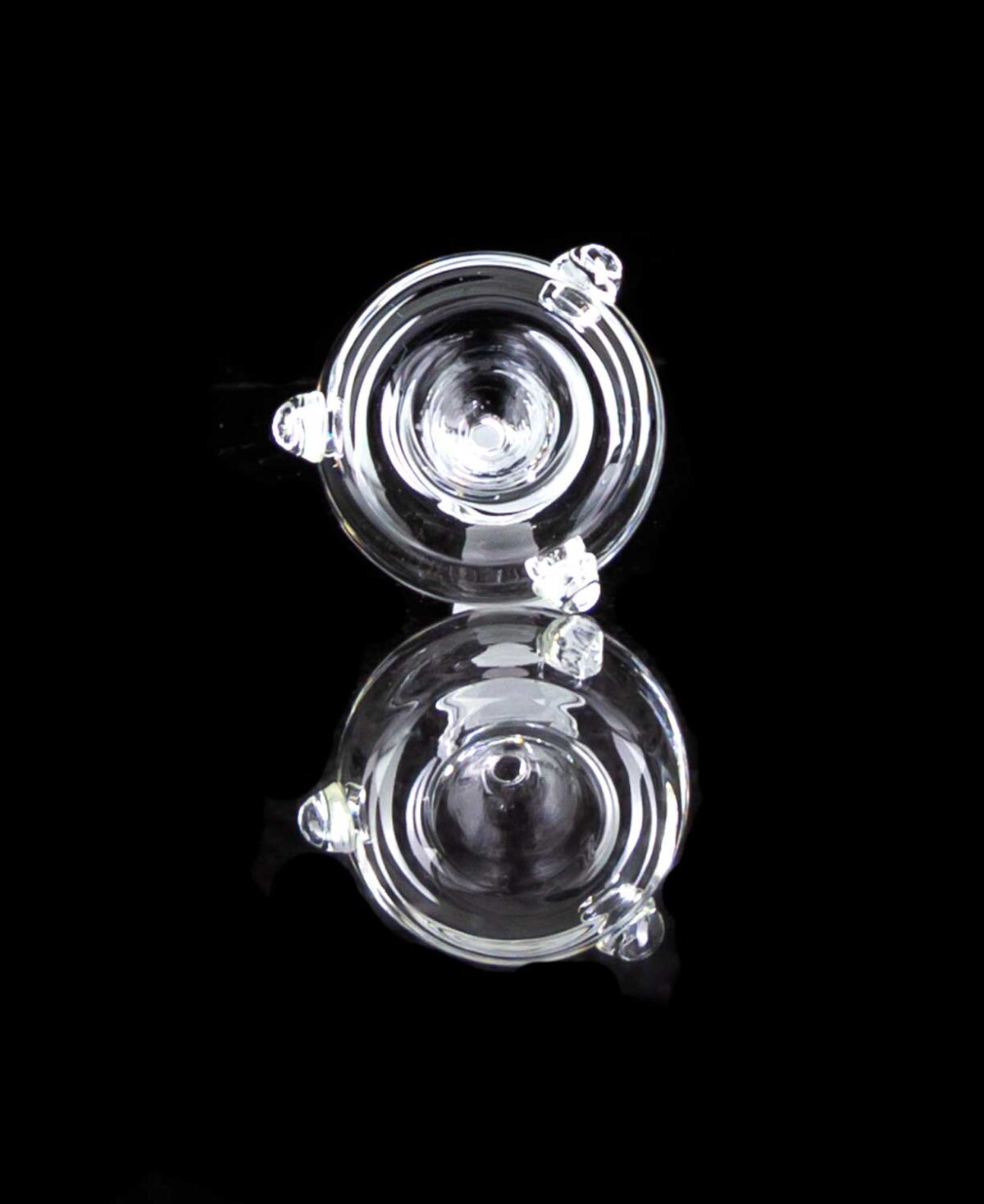 glass bong bowl piece with dotted detail