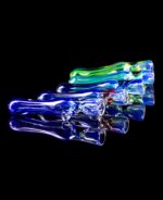 glass chillum pipe collection made from borosilicate glass