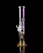 iridescent bong with glowing anchor