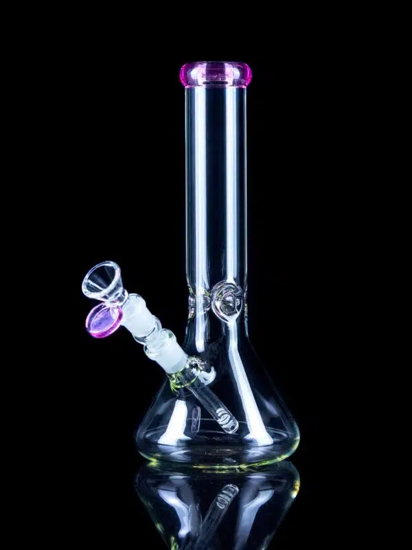 Thick Beaker Bong with Ice Catcher - 10"