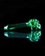 skull pipe in light green