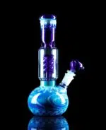blue bongs made from borosilicate glass