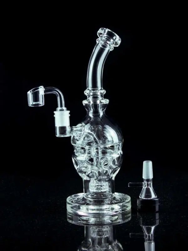 fab egg dab rig with banger bowl and dab container
