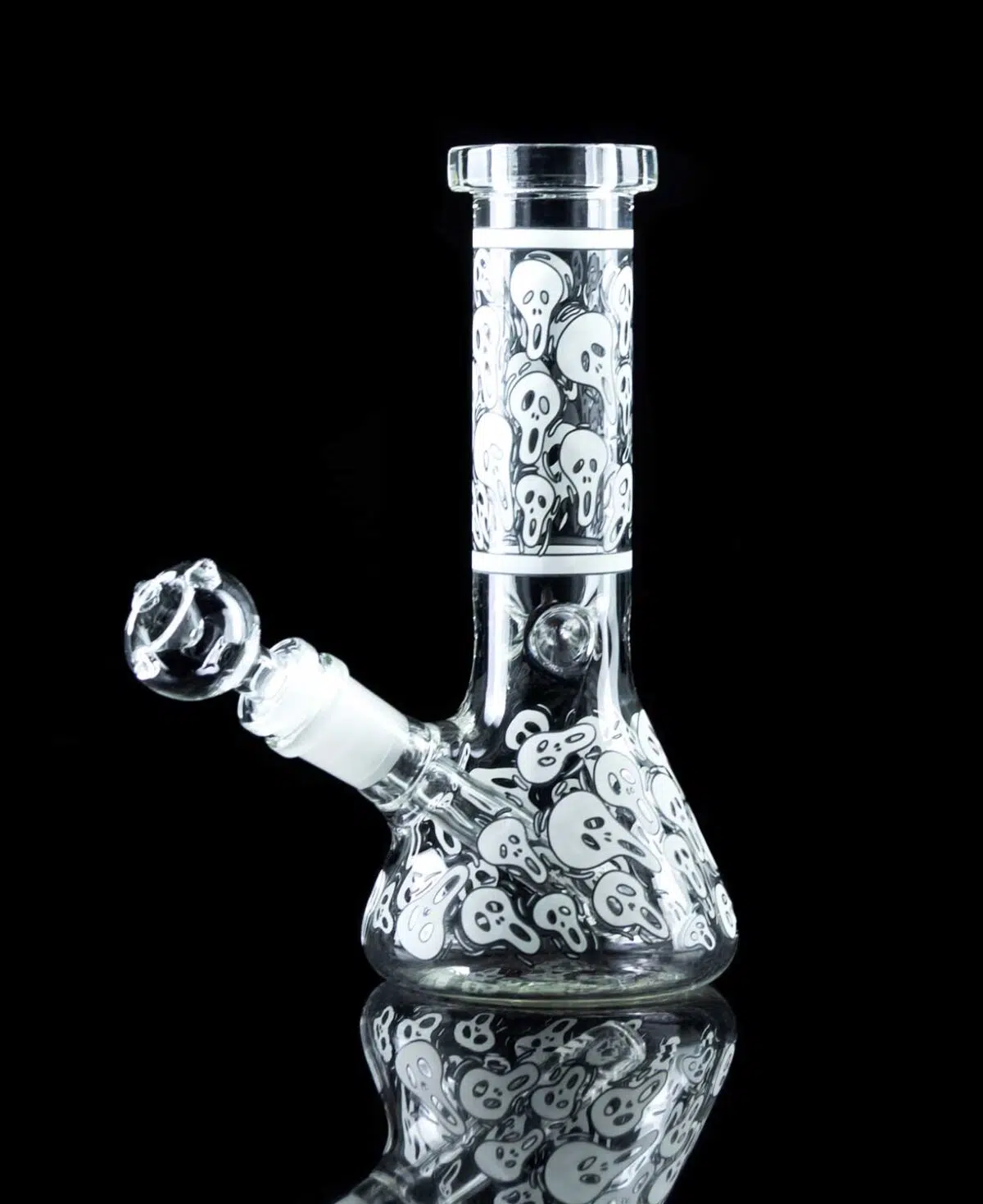 ghost face bong with big round bowl