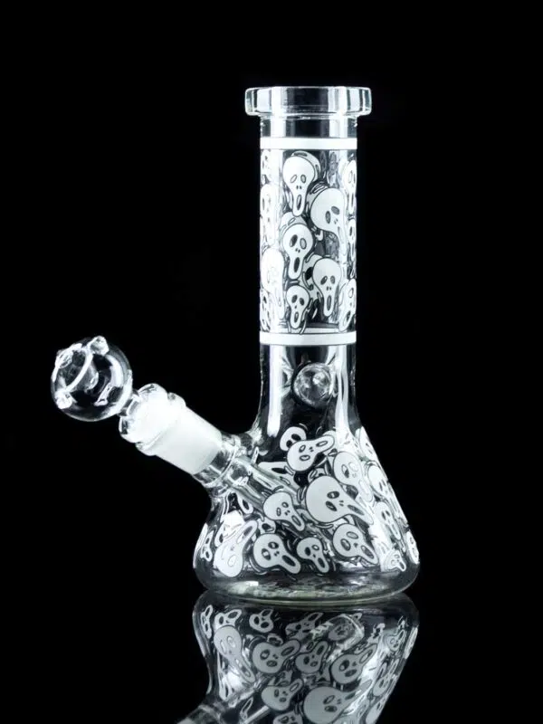 ghost face bong with big round bowl