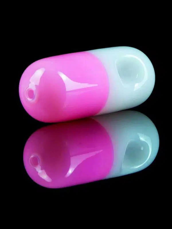 pill pipe made from borosilicate glass