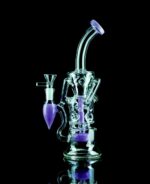 swiss bong with purple accents