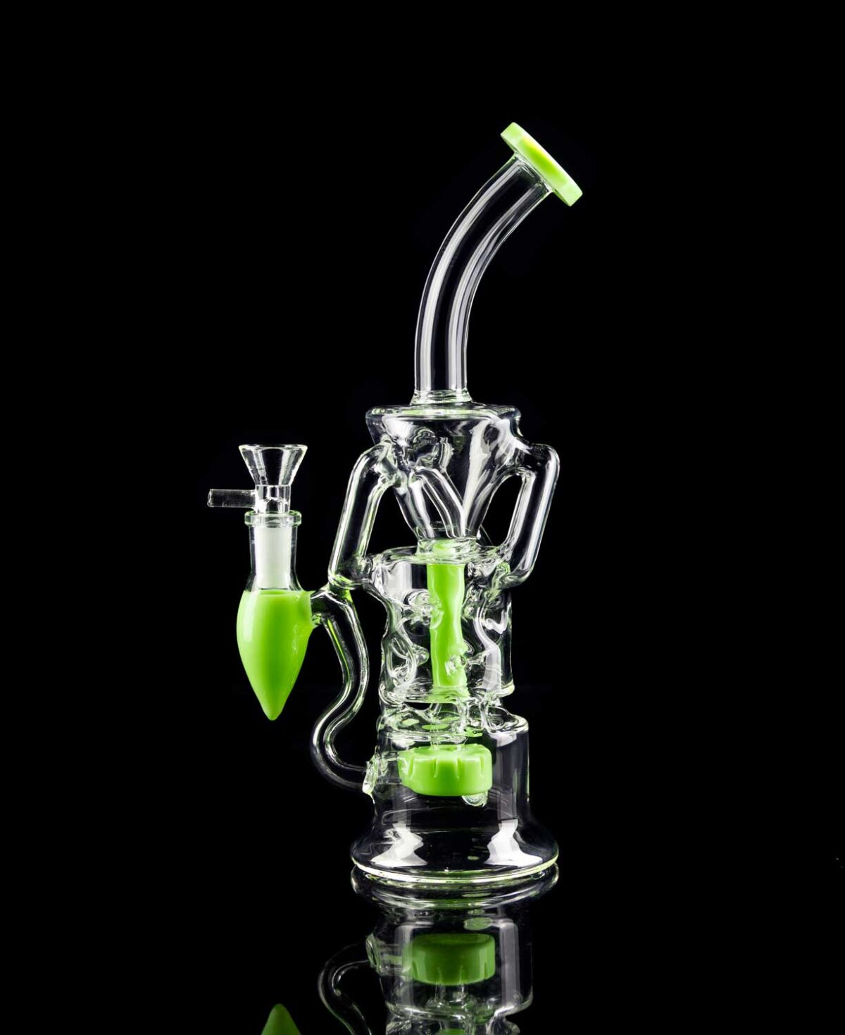 swiss perc bongs with recycler arms
