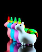 unicorn weed pipes made from food grade silicone