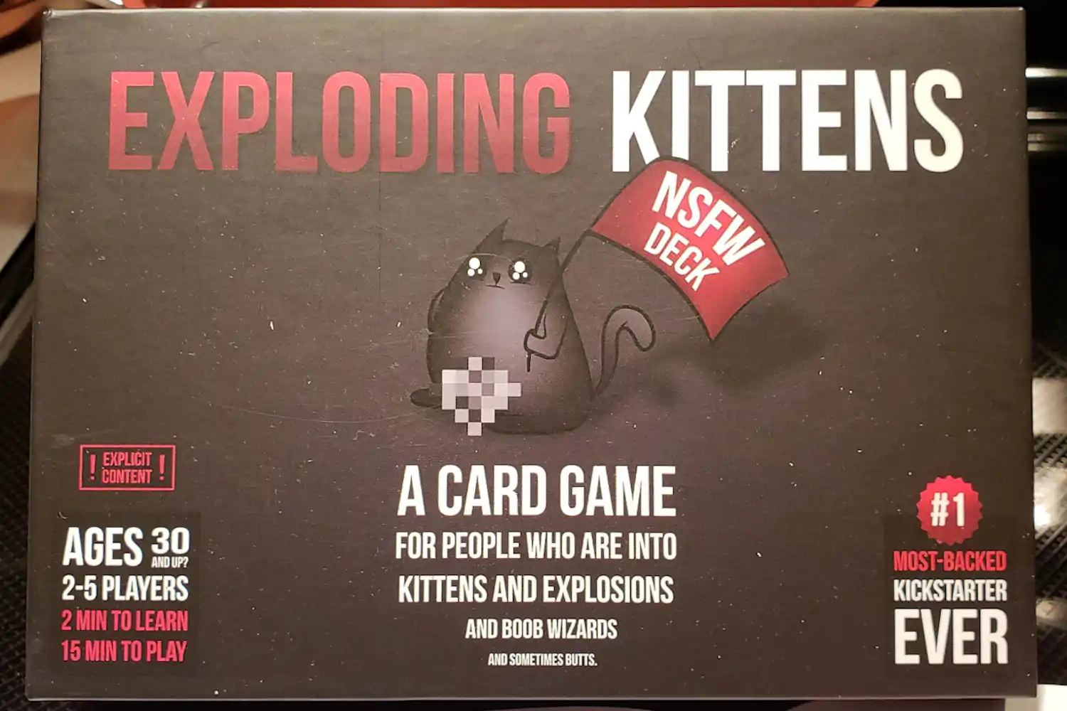The Oatmeal Exploding Kittens card game