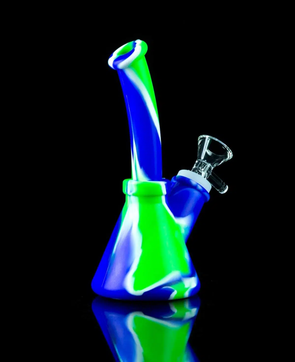 mini silicone bongs with stable beaker base