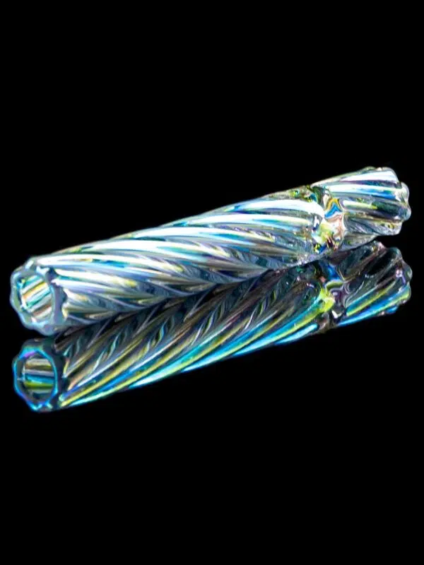 Twisted Thick Glass Chillum • 4”