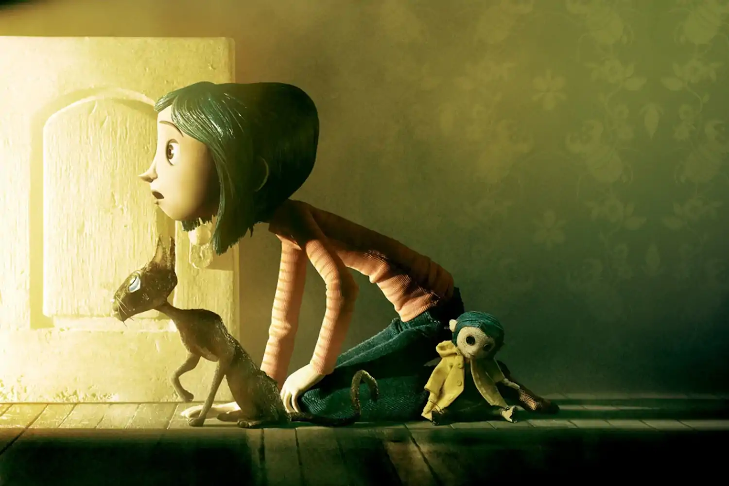 Coraline on the verge of entering a new world
