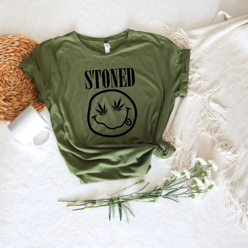 Forest green Stoned t-shirt