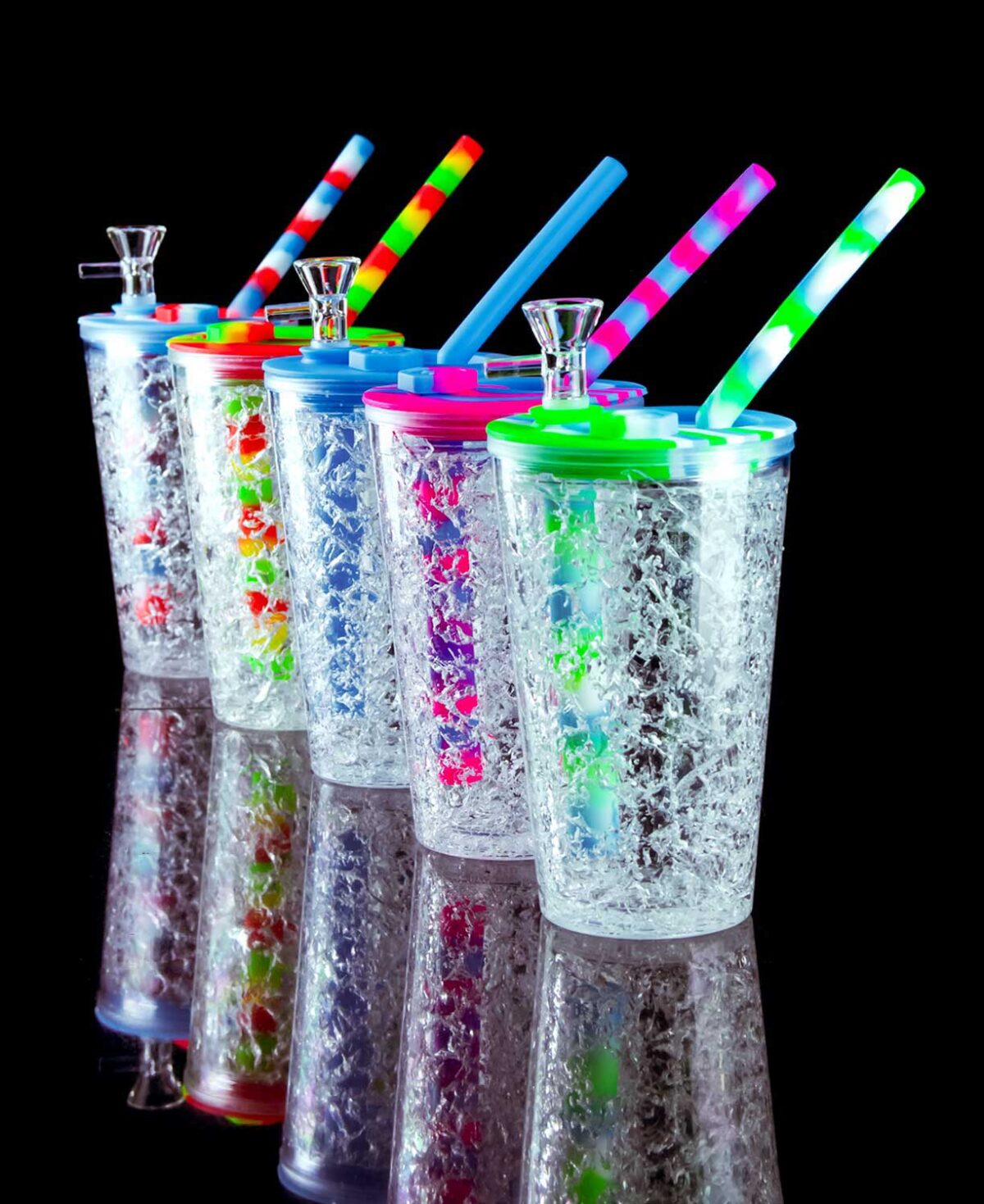 cup bongs with straw