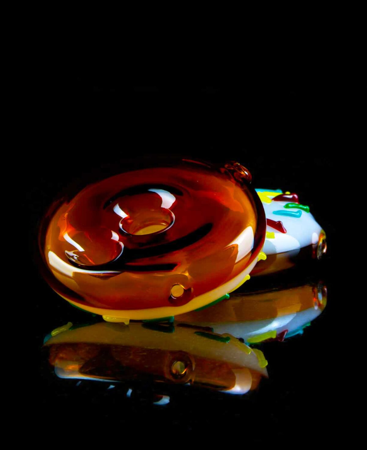 donut shaped pipe made from borosilicate glass