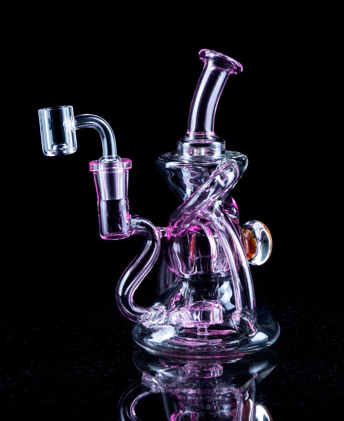 pink rig with recycler arms