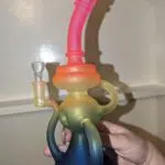 rainbow recycler bong