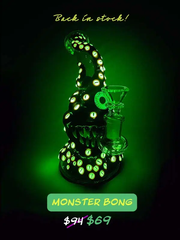 Glow in the dark Monster Bong